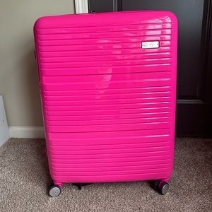 barbie pink 28” jessica simpson suitcase